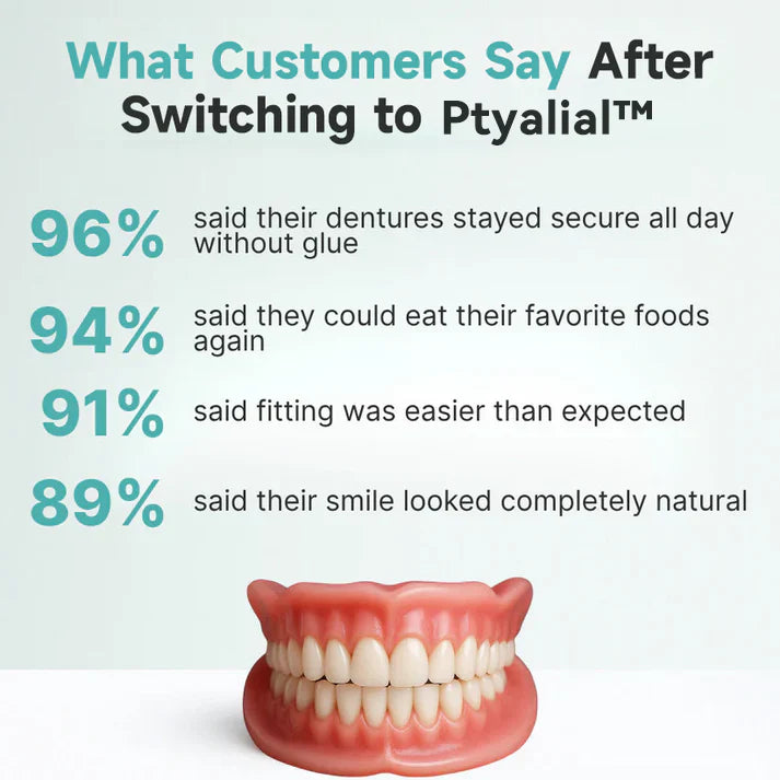 ✨Ends Today: 70% OFF! Ptyalial™⏰ Custom-Fit Full Functional Dentures Make you more confident